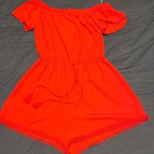 Orange romper